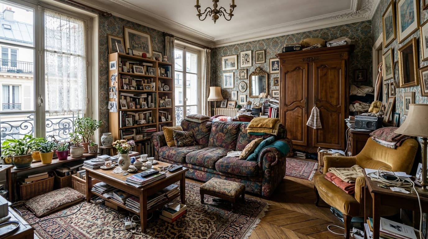 Appartement mal meublé