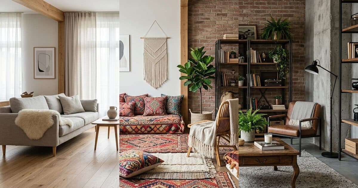 Décoration scandinave, bohème, industrielle : quel style pour votre intérieur ?